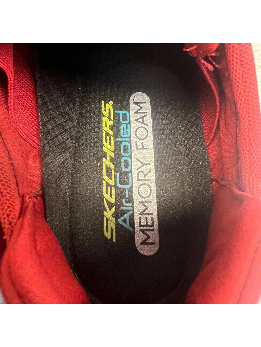 Skechers Men's Elite Flex Belburn Casual Sneakers 52529 Red/White Size 9M